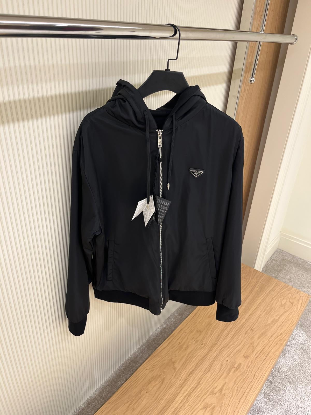 Prada Reversible jacket with enamel logo