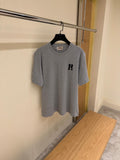 "H'Cheval" t-shirt with leather detail