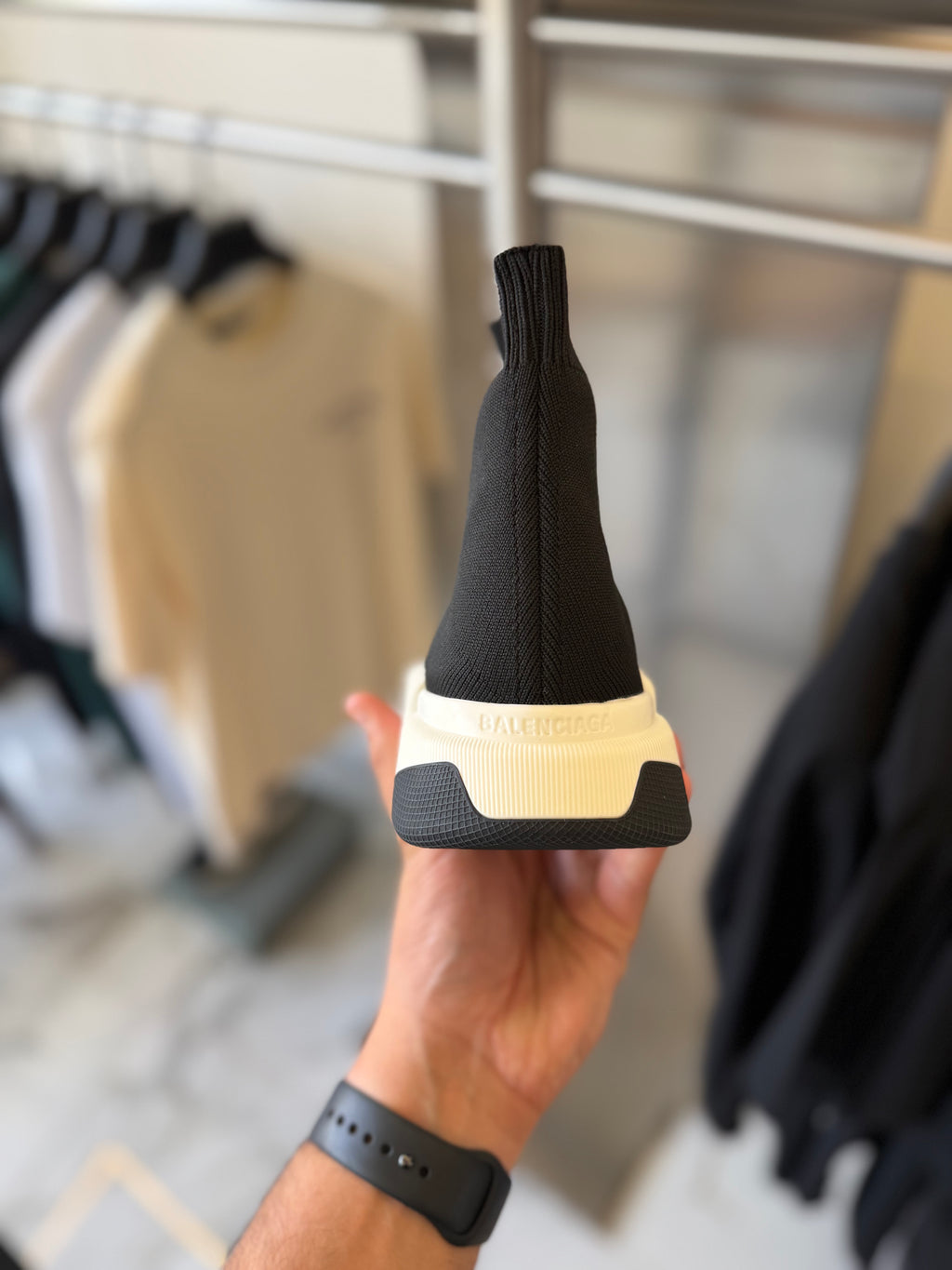 BALENCIAGA black and white