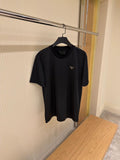 PRADA Black Re-nylon And Jersey T-shirt