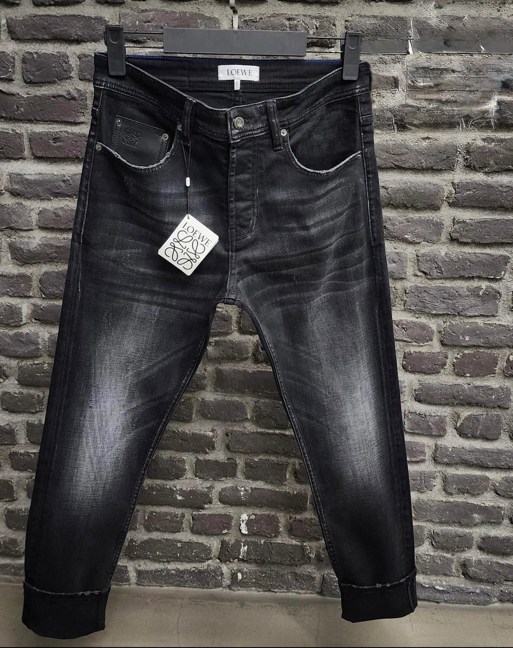 Loewe Distressed Black Denim
Jeans
