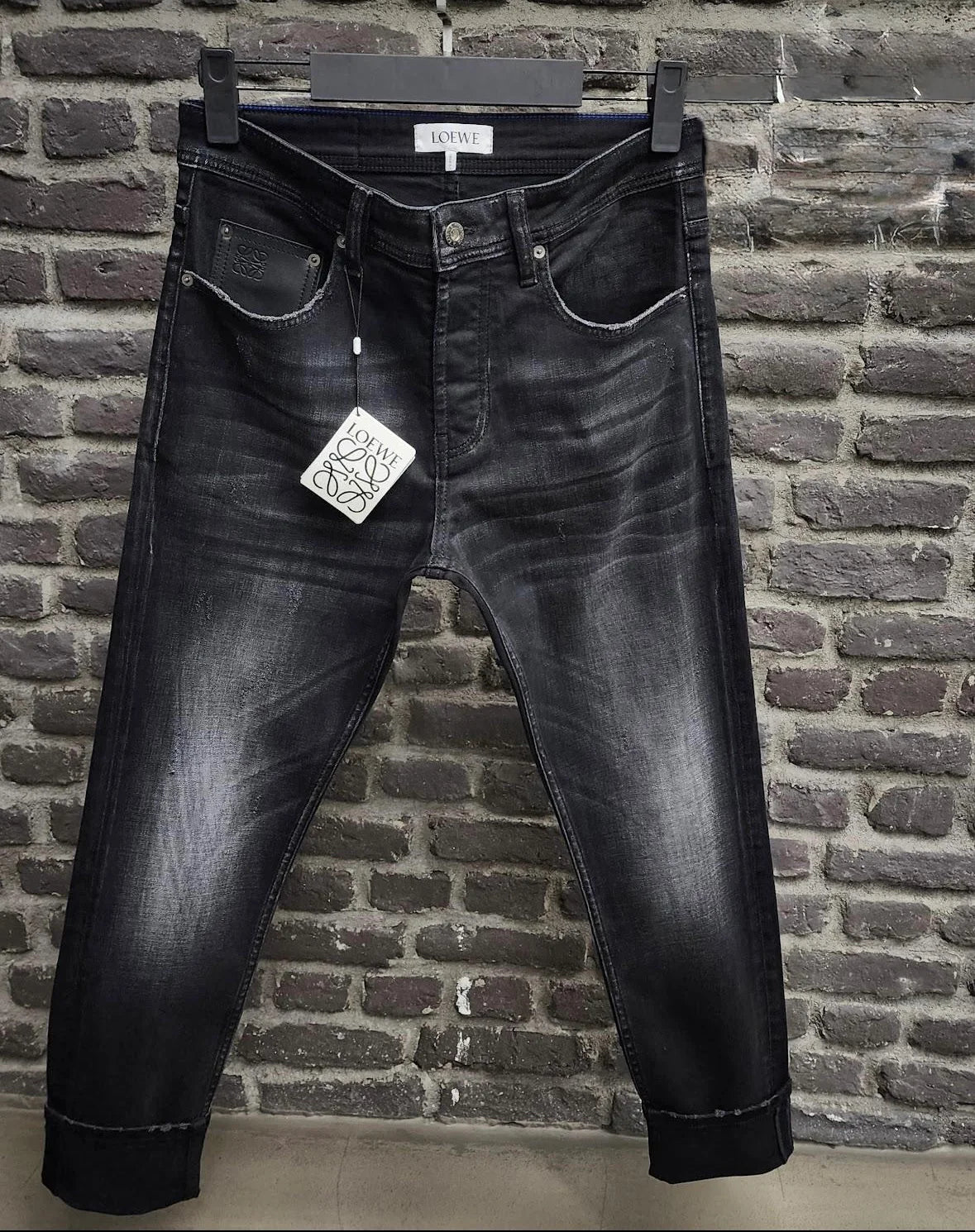 Loewe Distressed Black Denim
Jeans