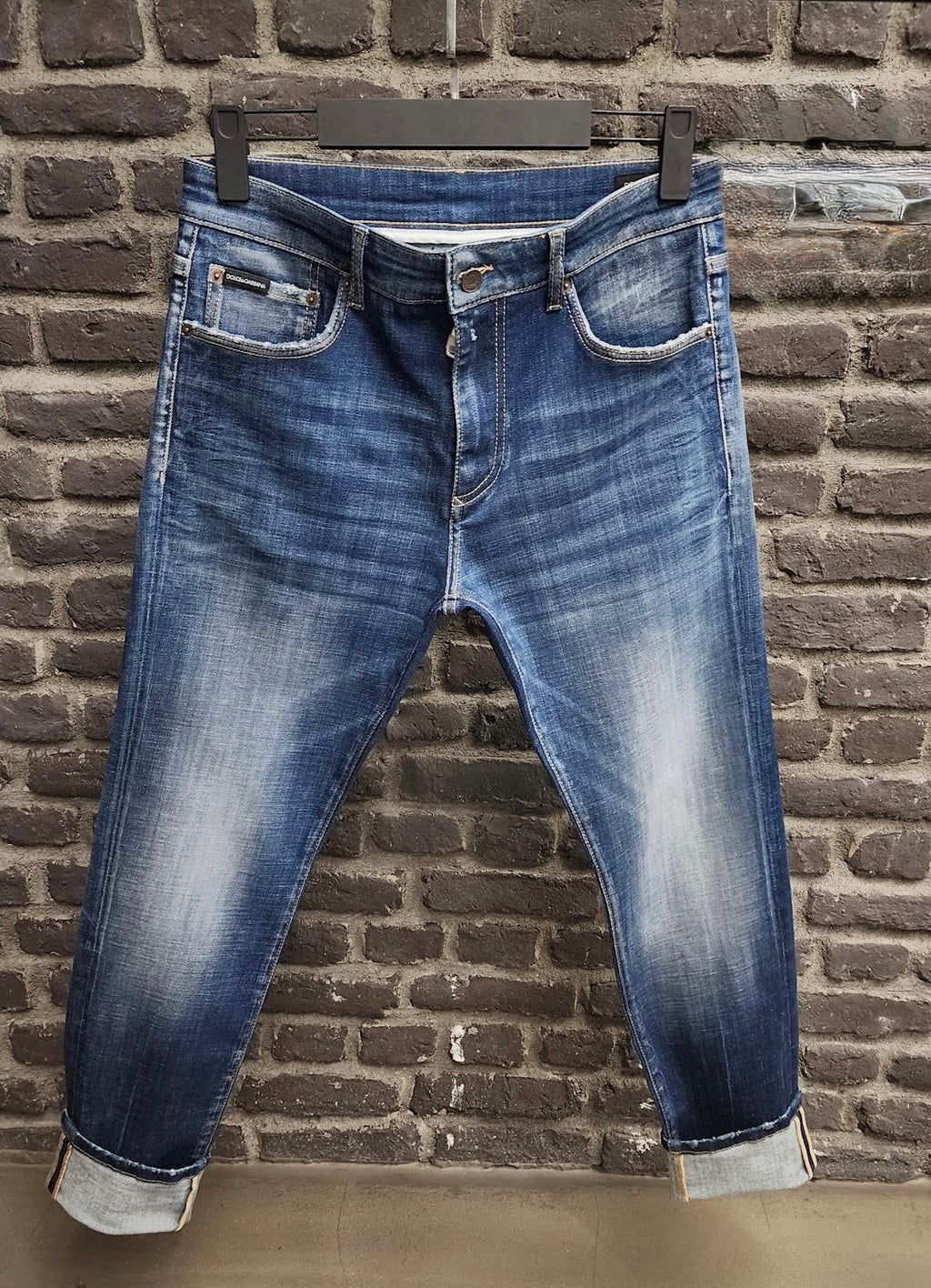 Dolce & Gabbana Washed Blue Jeans