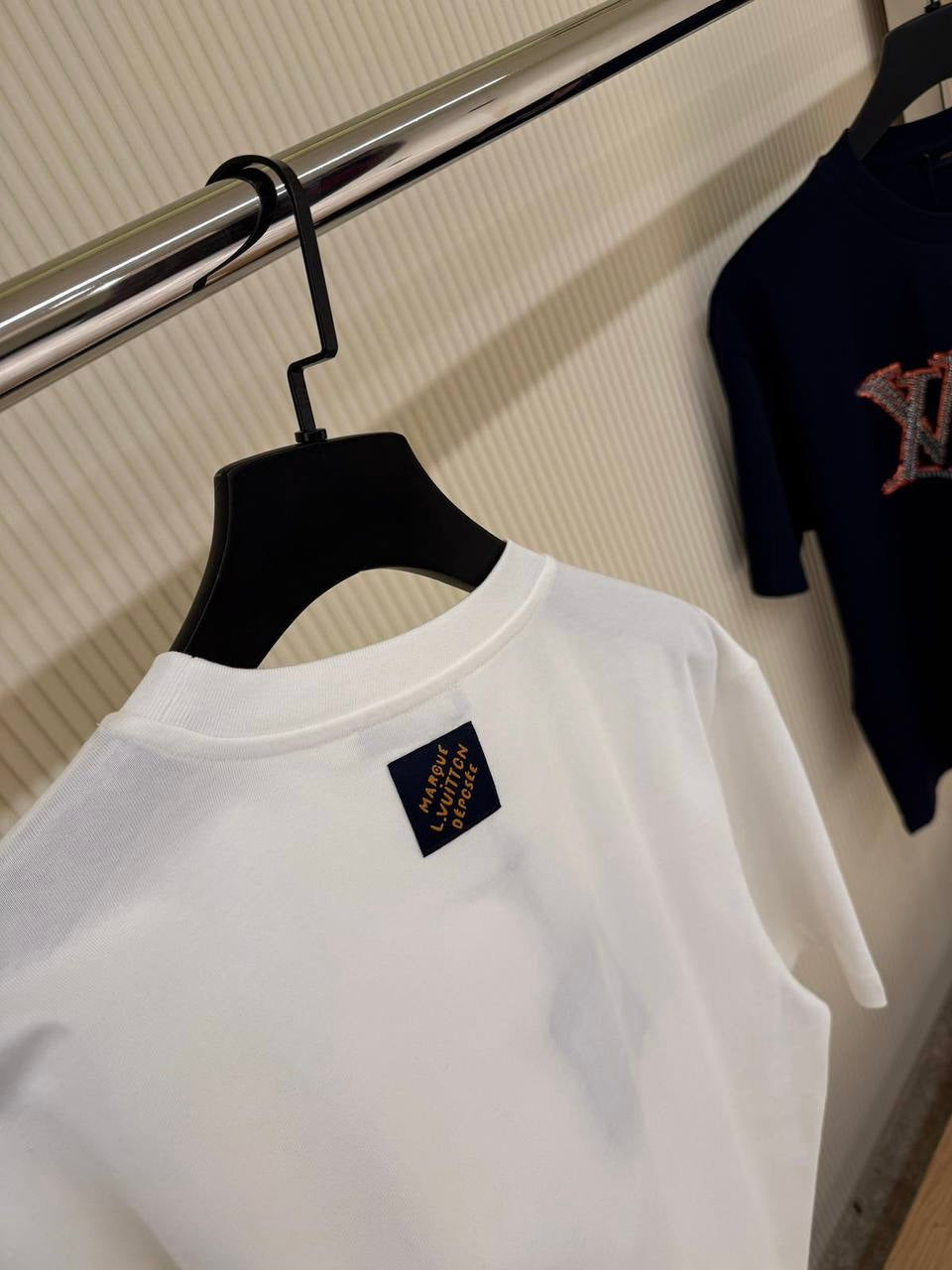 LV Embroidered Short-Sleeved T-Shirt