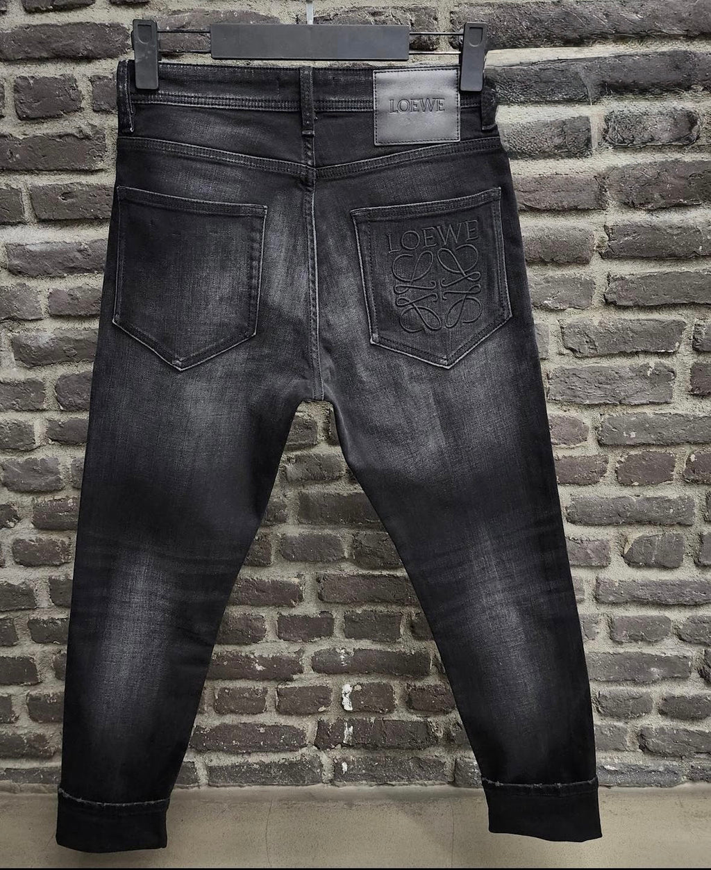 Loewe Distressed Black Denim
Jeans